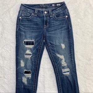 ALL JEANS DISCOUNTED! - MISS ME Boyfriend Ankle jeans Size-24